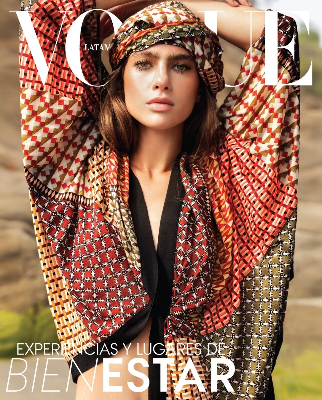 Modelo catarinense volta a revista Vogue em editorial para a edicao latino americana Divulgacao Vogue Latam